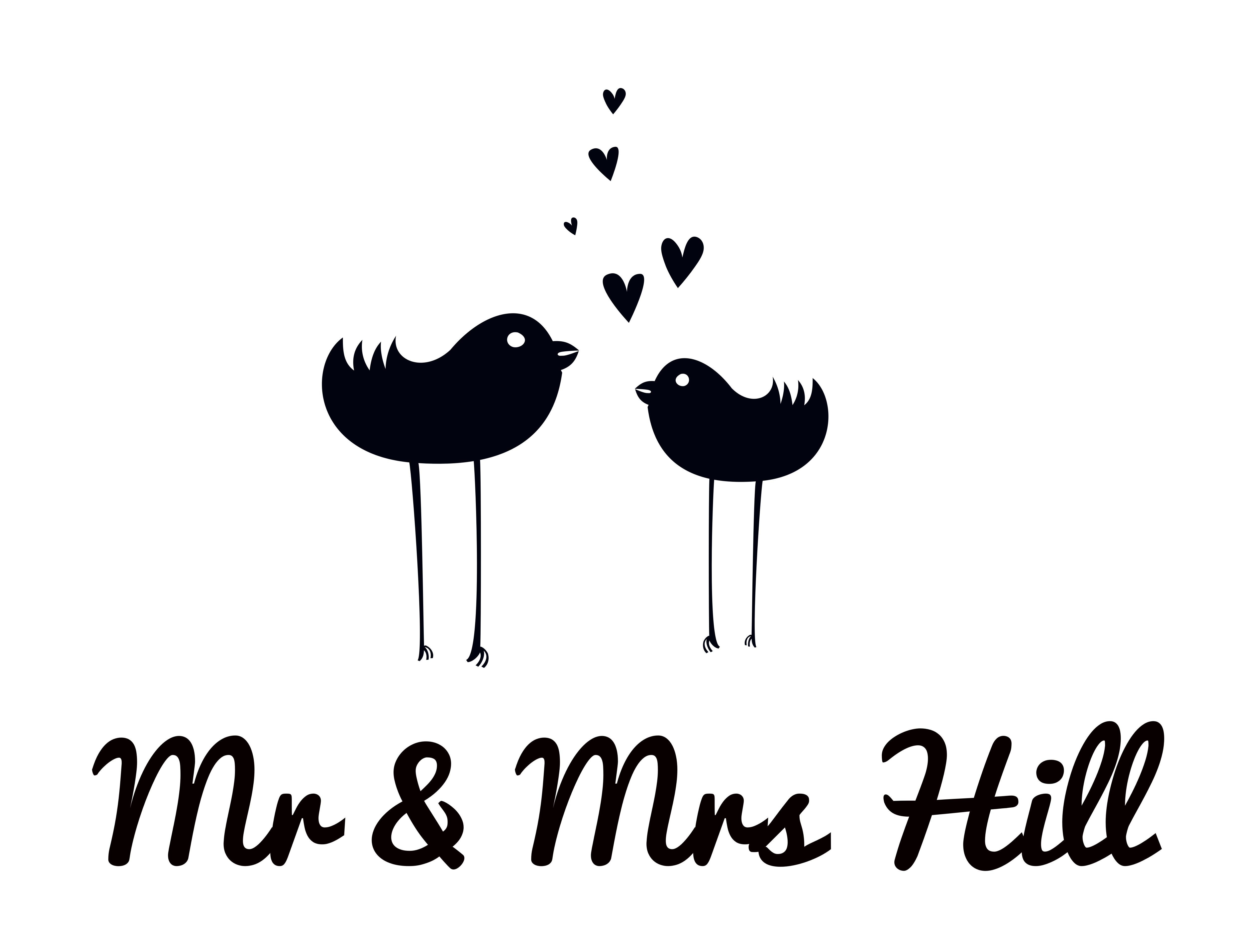 Mr and Mrs Hill logo