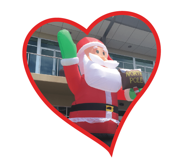 Santa in Red heart