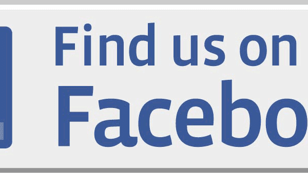Find Us on Facebook icon