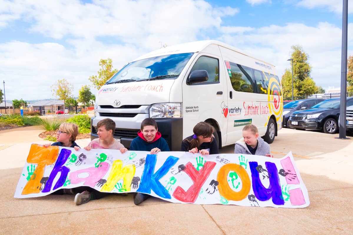 Sunshine Coach Presentation at Adelaide North Special School