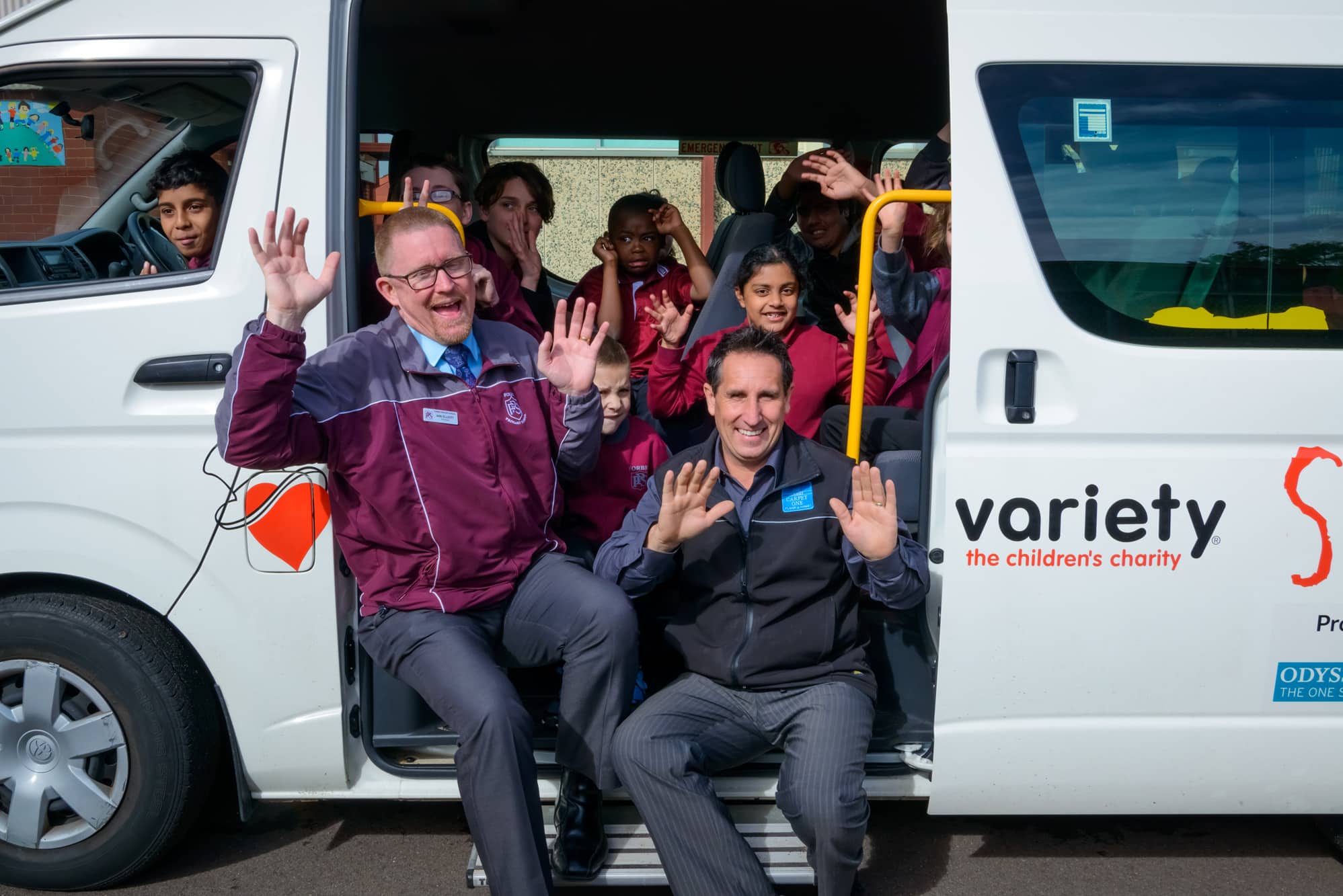 Sunshine Coach Presentation at Forbes Primary School