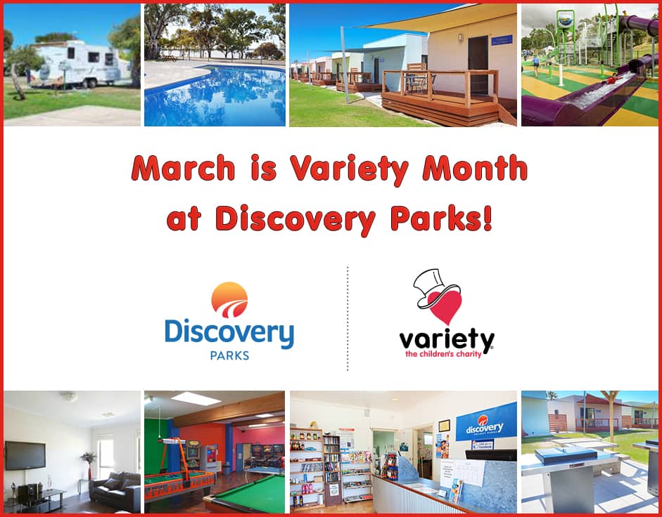 March is Variety Month at Discovery Parks
