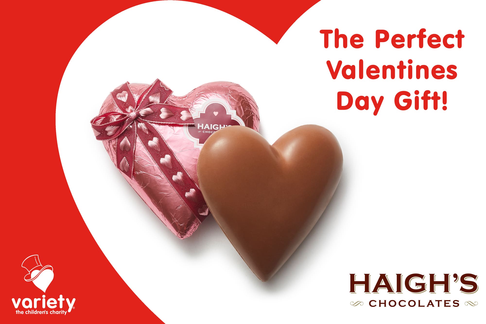 Support Variety SA this Valentines Day with Haigh’s Chocolates