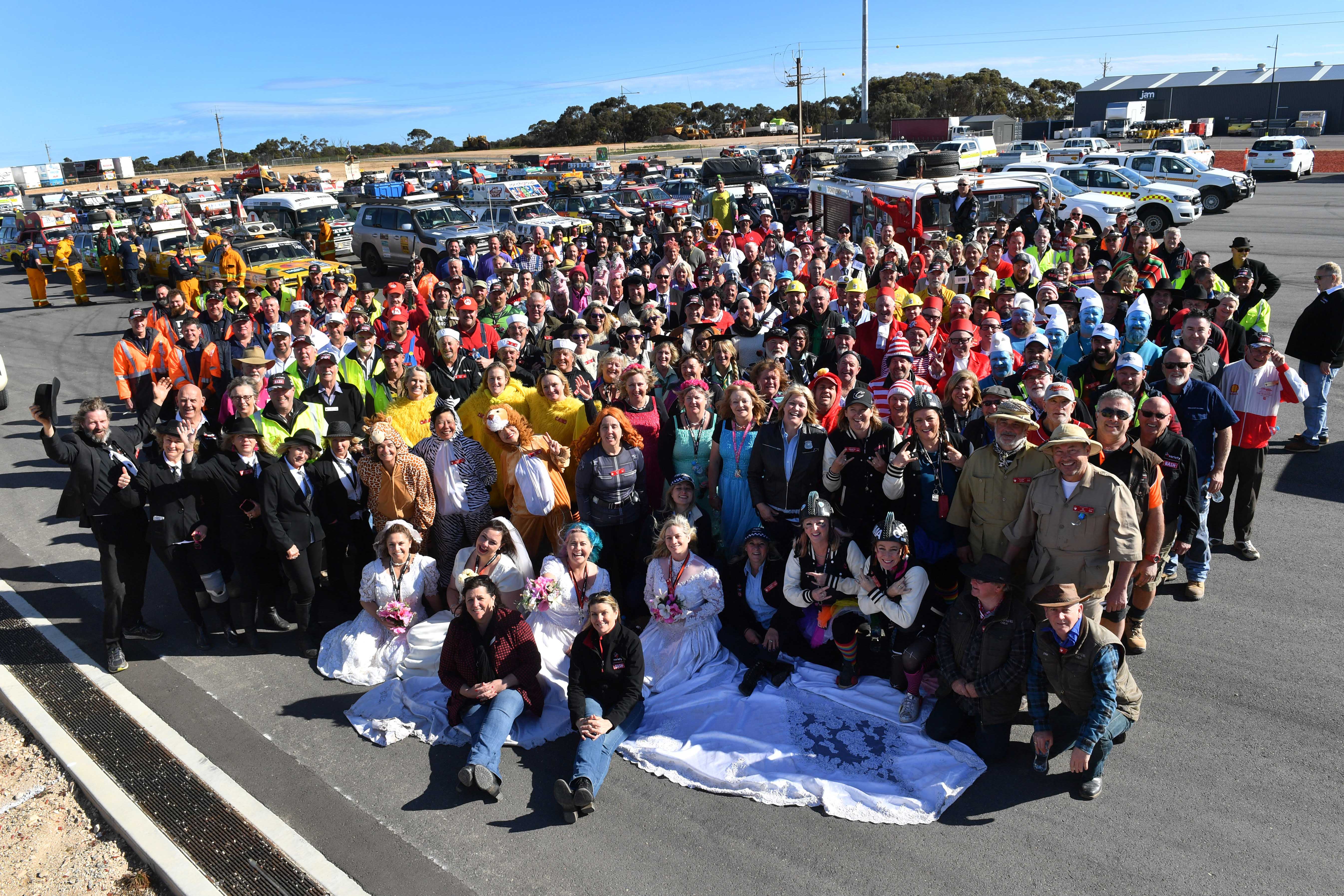Entrants on the SA Variety Bash (2019) – ‘Mawson to The Murray’ raised a fantastic 1.94 million (net) for SA kids in need