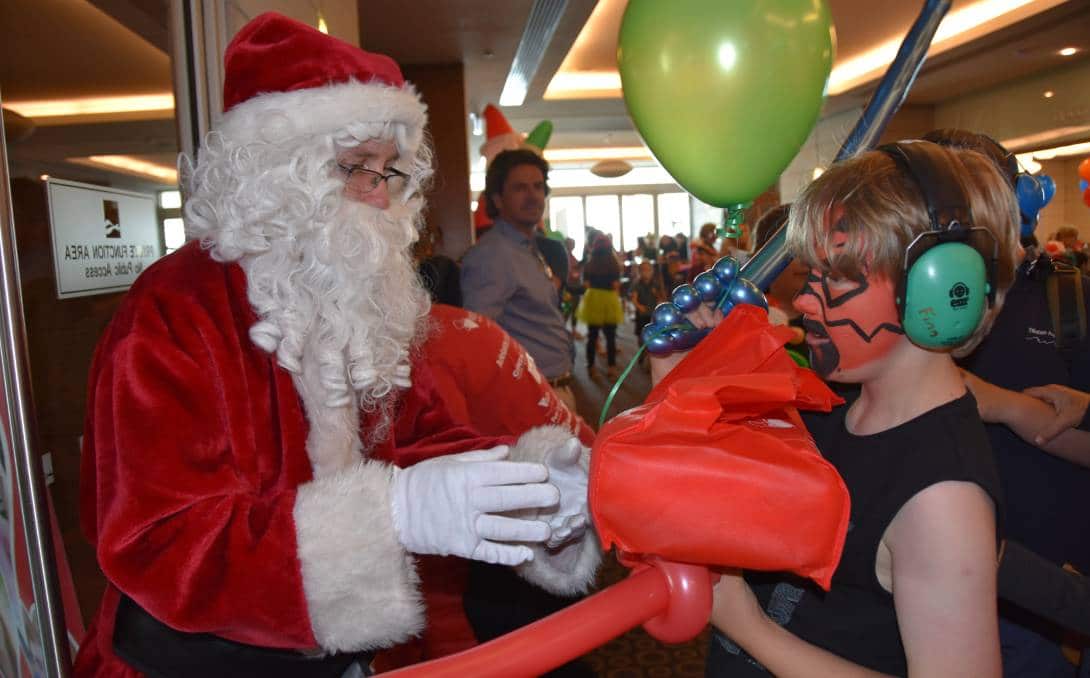 Christmas came early yesterday for 89 children as well as 60 carers and teachers at Variety SA’s sixth annual Port Lincoln Xmas Party.