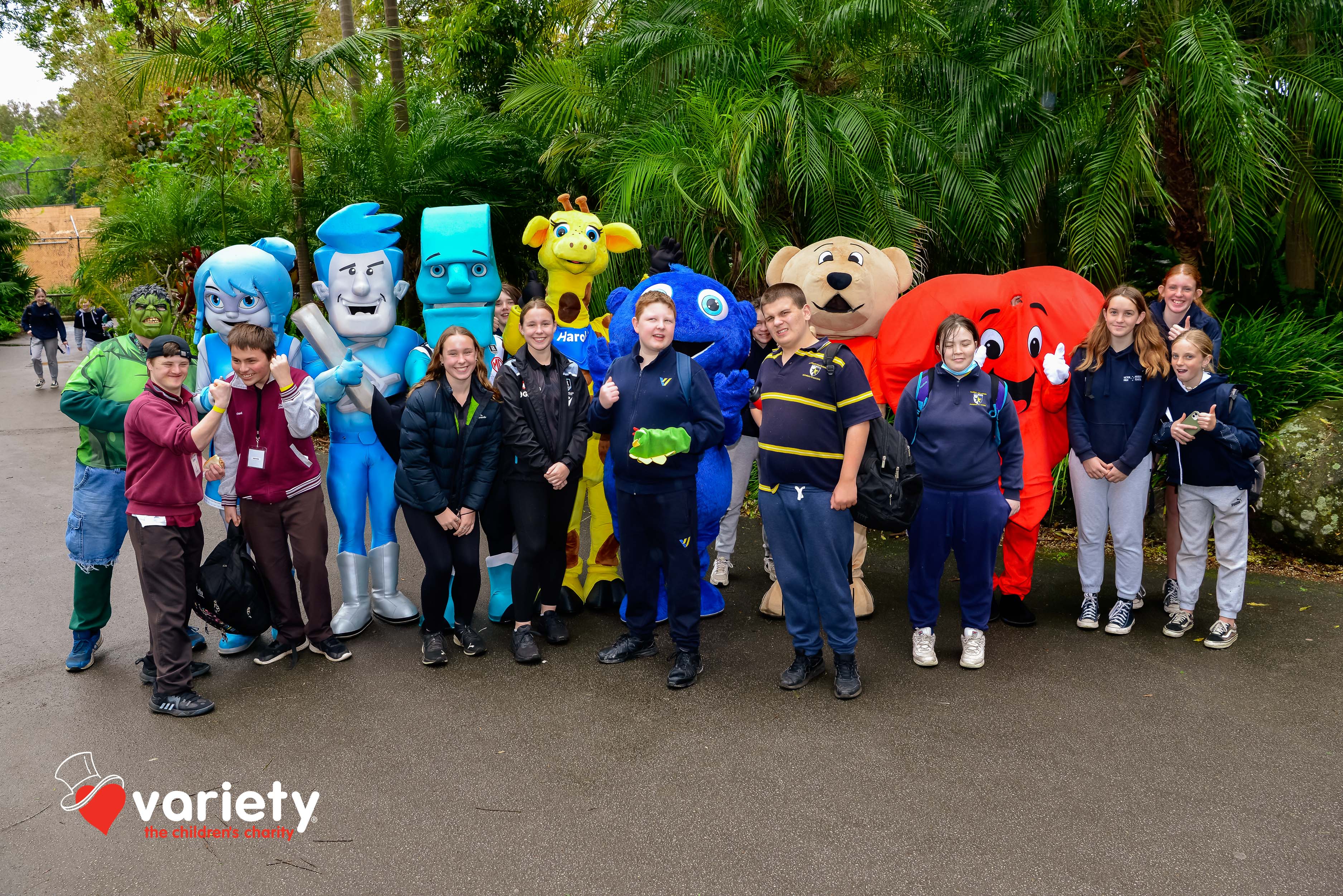 Spirits are high at the Variety Kids Zoo Picnic