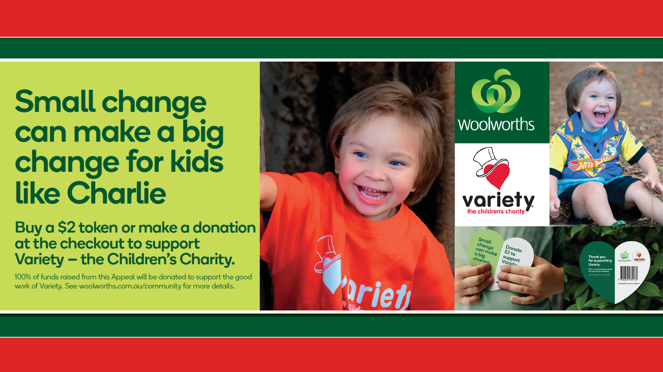 This month Woolworths will be fundraising for Variety across South Australia! 