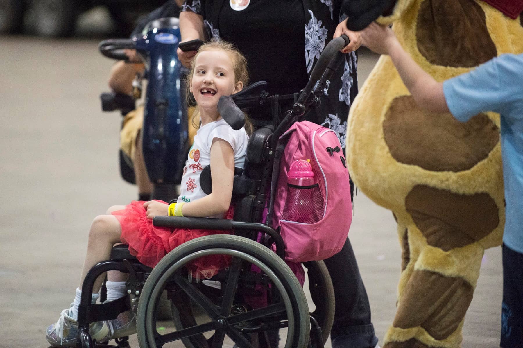 Wheelchairs for all at Dandenong Valley Special Developmental School