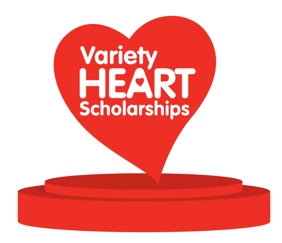 Variety Heart Scholarship Logo in Heart Shape