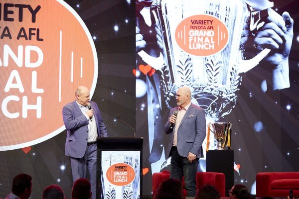 AFL Grand Final Lunch Billy Brownless Jason Dunstall