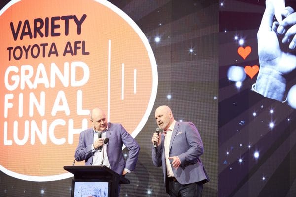 AFL Grand Final Lunch Billy Brownless Jason Dunstall