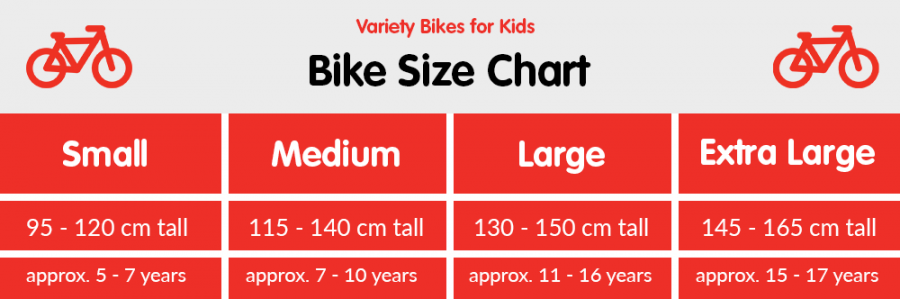 Walmart Bicycle Size Chart