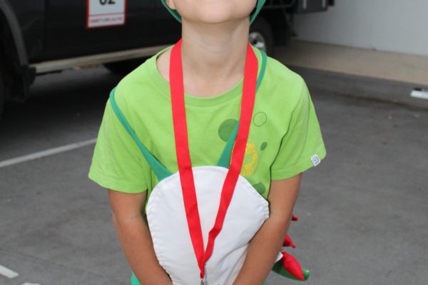 boy dressed as Yoshi