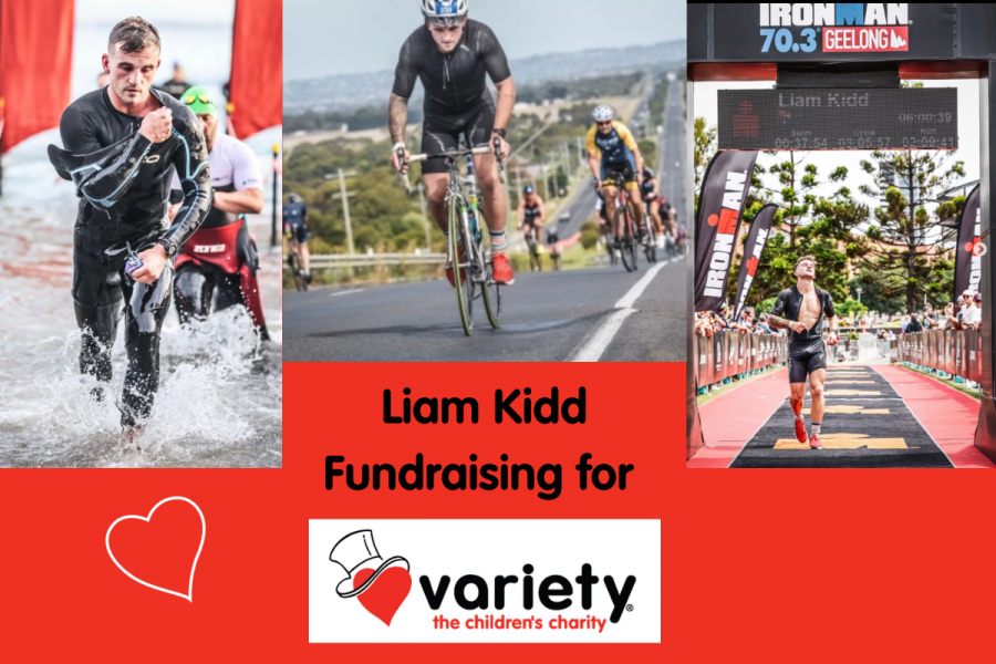 Liam Kidd raises funds for Variety Victoria