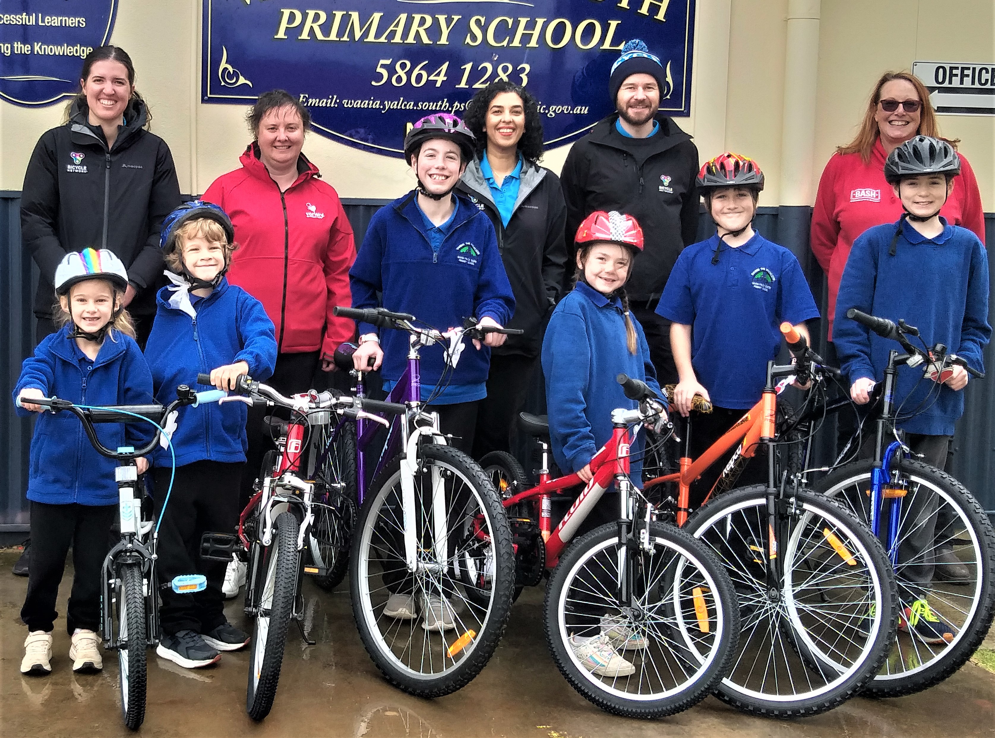 All students at this school received bikes!