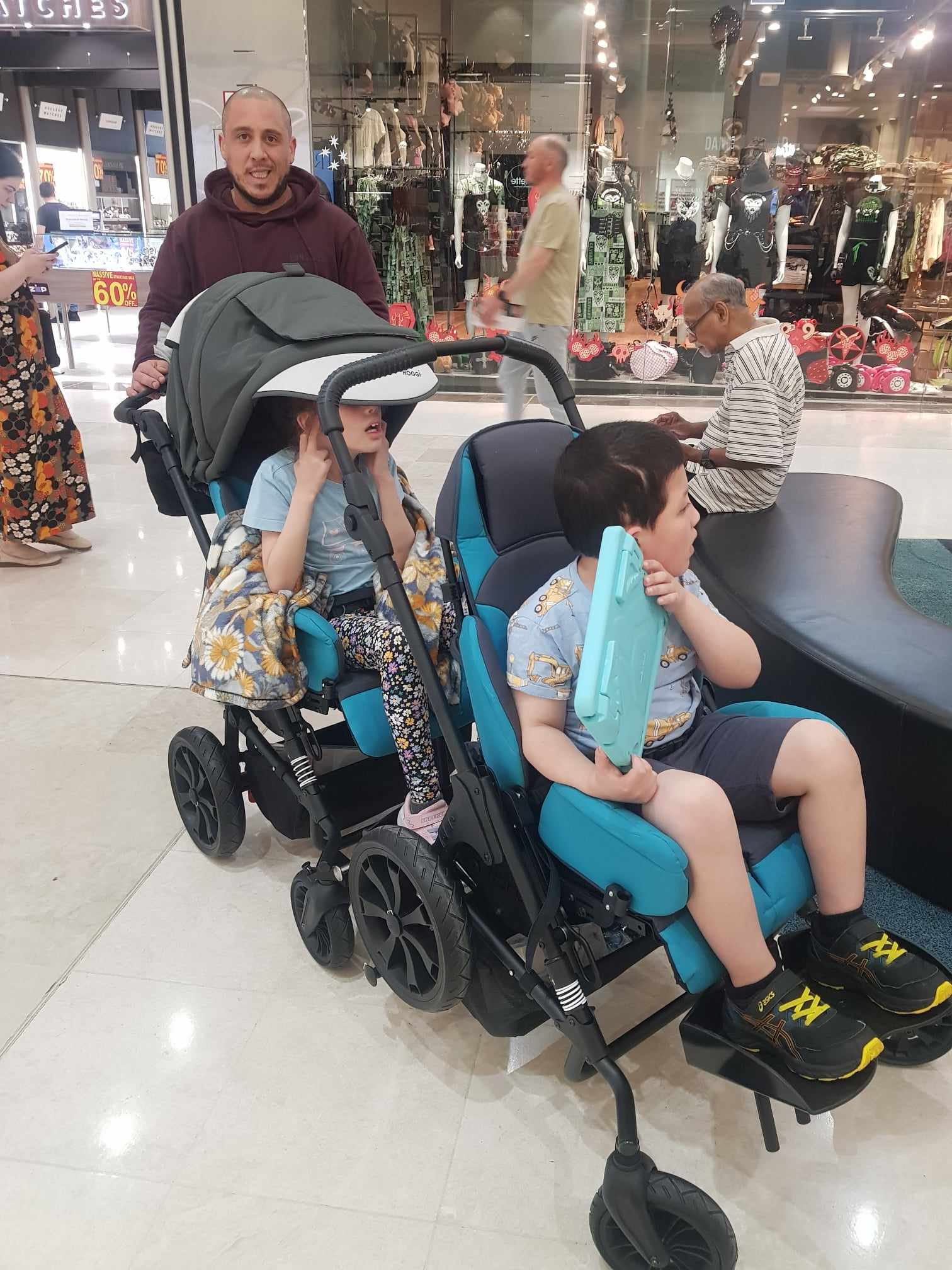 Granting a Disability Stroller to Amaleah and Iliyas