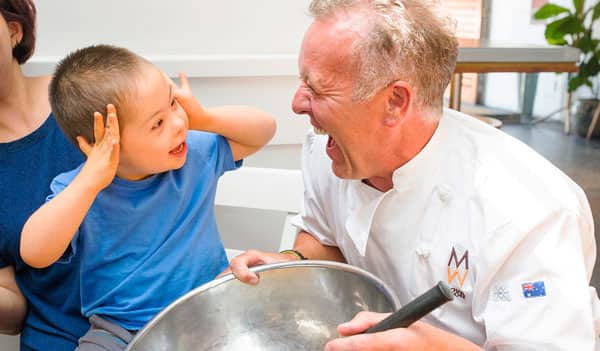 Michael volunteered his chef skills at 2016 Variety of Chefs