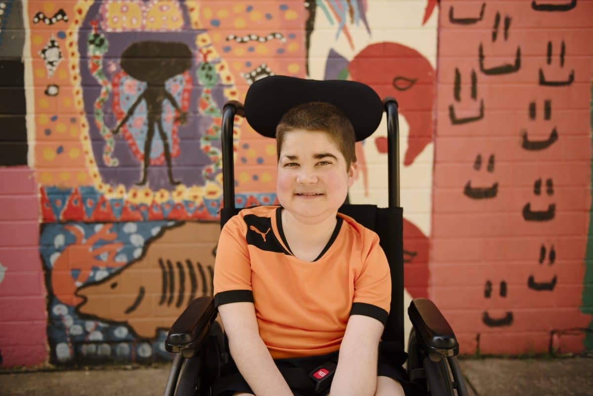 Brandon was diagnosed with Duchenne Muscular Dystrophy
